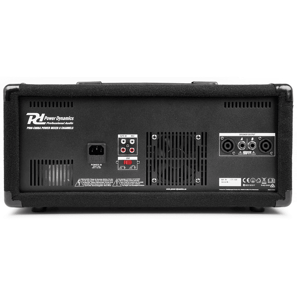 Mesa de Mistura Amplificada 8 Canais 800W c/ USB/MP3/AUX/BLUETOOTH (PDM-C805A) - Power Dynamics 2