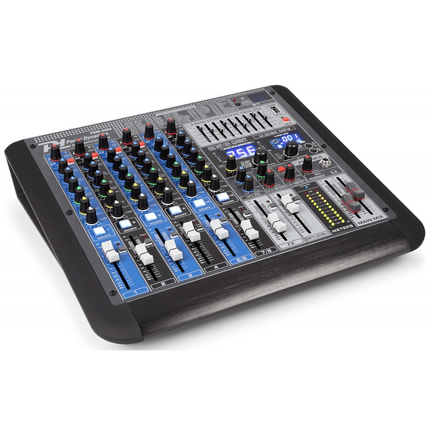 Mesa de Mistura Profissional 8 Canais c/ USB/MP3/BLUETOOTH (PDM-S804) - Power Dynamics 1