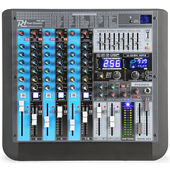 Mesa de Mistura Profissional 8 Canais c/ USB/MP3/BLUETOOTH (PDM-S804) - Power Dynamics