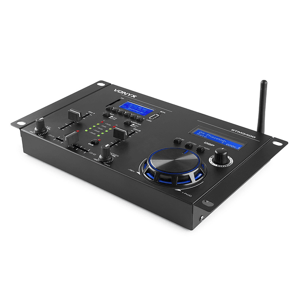 Mesa de Mistura (Mixer) de 2 Canais STM3400 c/ Bluetooth - VONYX 2