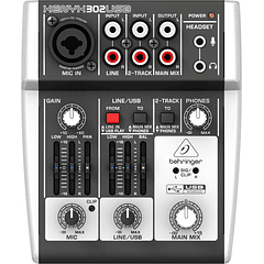 Mesa de Mistura 3 Canais c/ USB - Behringer