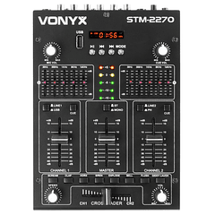 Mesa de Mistura 4 Canais com Efeitos USB/SD/MP3/BLUETOOTH (STM2270) - VONYX