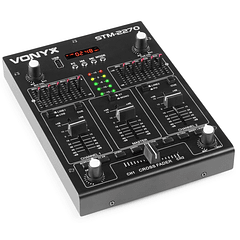 Mesa de Mistura 4 Canais com Efeitos USB/SD/MP3/BLUETOOTH (STM2270) - VONYX