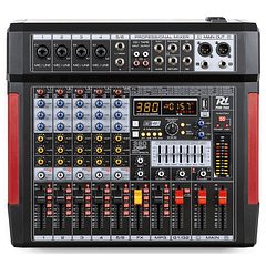 Mesa de Mistura 6 Canais c/ USB/BT/DSP (PDM-T604) - Power Dynamics