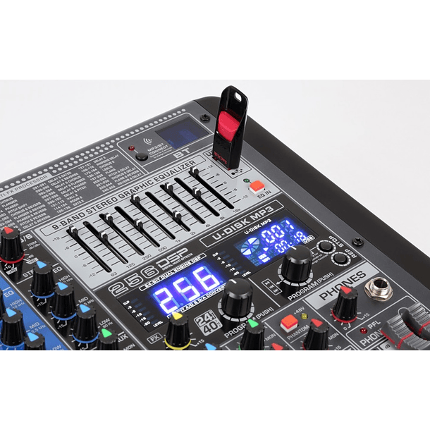 Mesa de Mistura 4 Canais c/ USB/SD/MP3 (VMM-F401) - VONYX 3