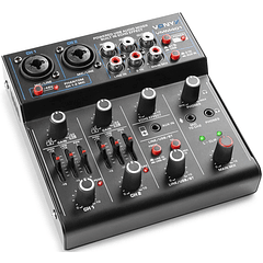 Mesa de Mistura 4 Canais com USB Audio (VMM401) - VONYX