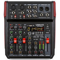 Mesa de Mistura 6 Canais c/ USB/BT/DSP (VM-KG06) - VONYX