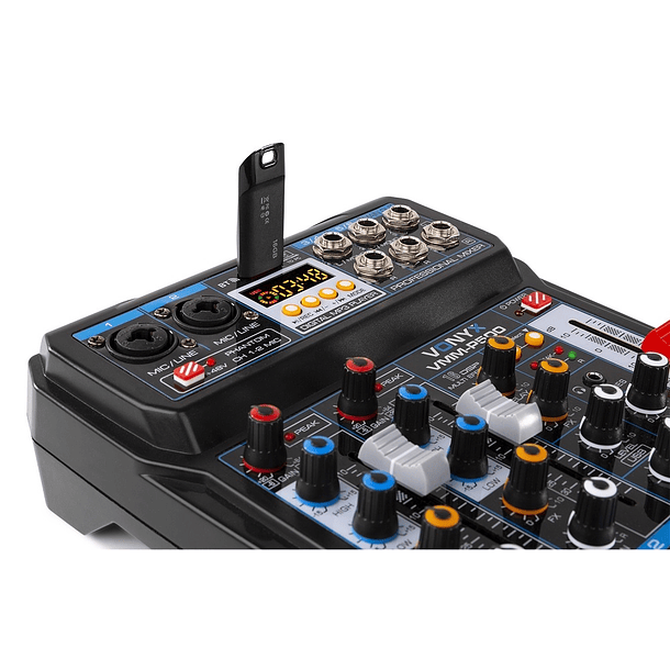 Mesa de Mistura 4 Canais c/ USB/DSP/MP3/Bluetooth (VMM-P500) - VONYX 2