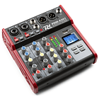 Mesa de Mistura 4 Canais c/ USB BLUETOOH (PDM-X401) - Power Dynamics 1