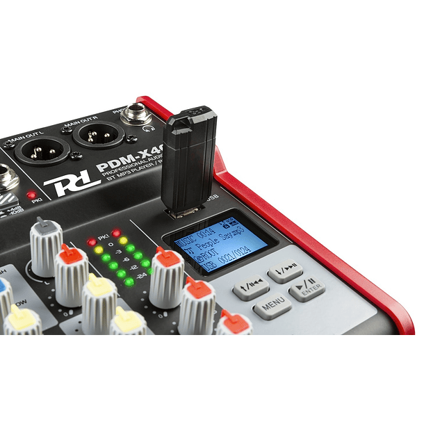 Mesa de Mistura 4 Canais c/ USB BLUETOOH (PDM-X401) - Power Dynamics 3
