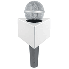 Triângulo p/ Microfone de Mão (Branco) - FONESTAR 1