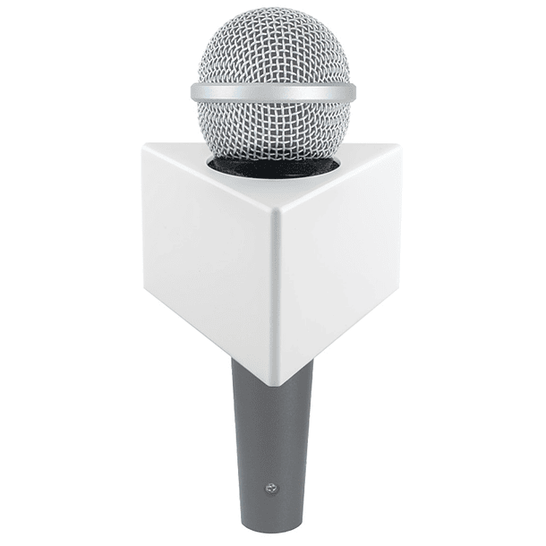 Triângulo p/ Microfone de Mão (Branco) - FONESTAR 1