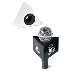 Triângulo p/ Microfone de Mão (Branco) - FONESTAR