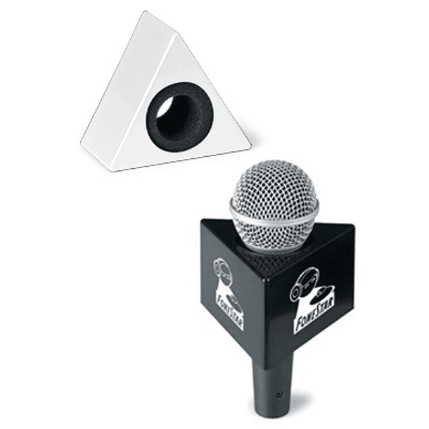 Triângulo p/ Microfone de Mão (Branco) - FONESTAR 2