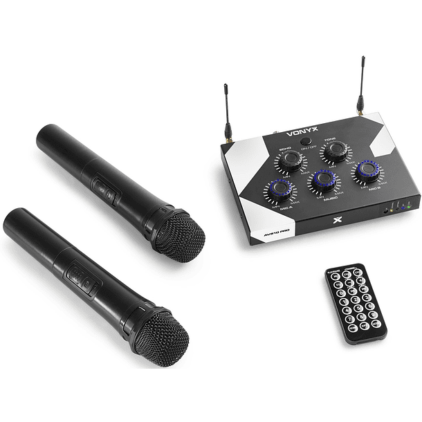 Pack Controlador Pro Karaoke c/ 2 Microfones UHF (AV510) - VONYX 2