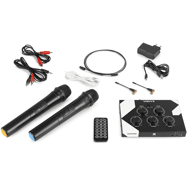 Pack Controlador Pro Karaoke c/ 2 Microfones UHF (AV510) - VONYX 3