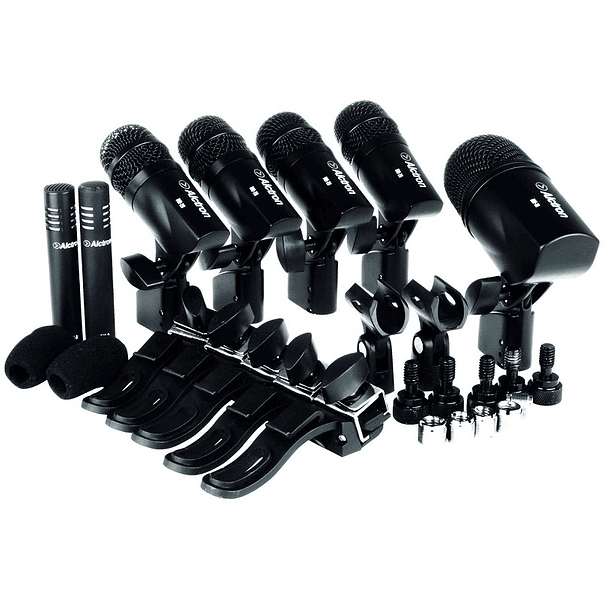 Pack 7x Microfones + Acessórios p/ Baterias - ALCTRON 1