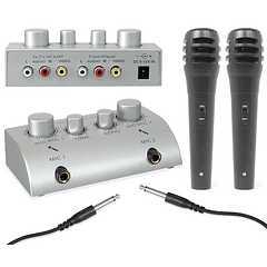 Controlador Karaoke p/ 2 Microfones (AV430) - Skytronic