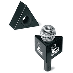 Triângulo p/ Microfone de Mão (Preto) - FONESTAR