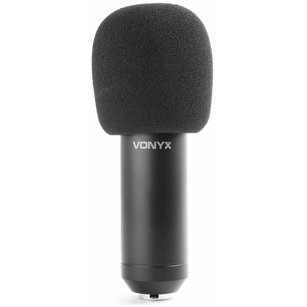 Pack Estúdio c/ Microfone Condensador + Suporte + Escudo Acústico Anti-Vento (CMS400B) - VONYX 2
