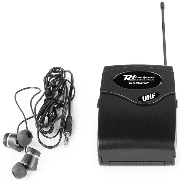 Receptor p/ Guia Turístico s/ Fios (TG40R) - Power Dynamics 1