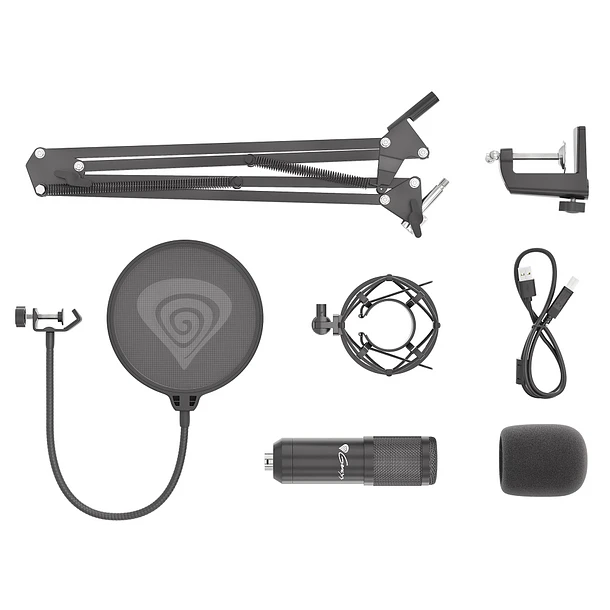 Microfone Radium 400 (Preto) - GENESIS 3