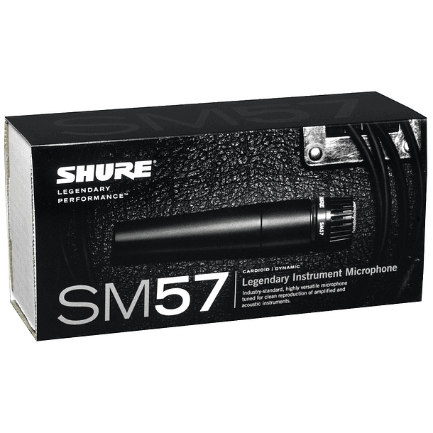 Microfone Dinâmico Cardioide Instrumentos (SM57 LC) - SHURE 4