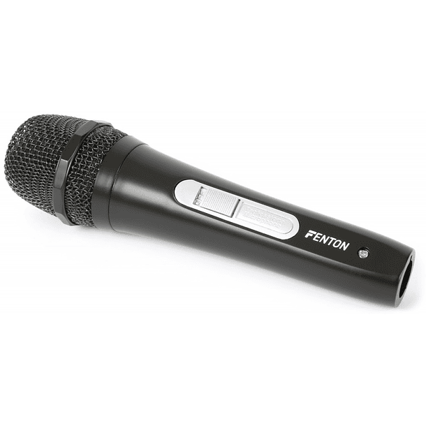 Microfone Dinâmico (Preto) c/ Cabo - FENTON 1