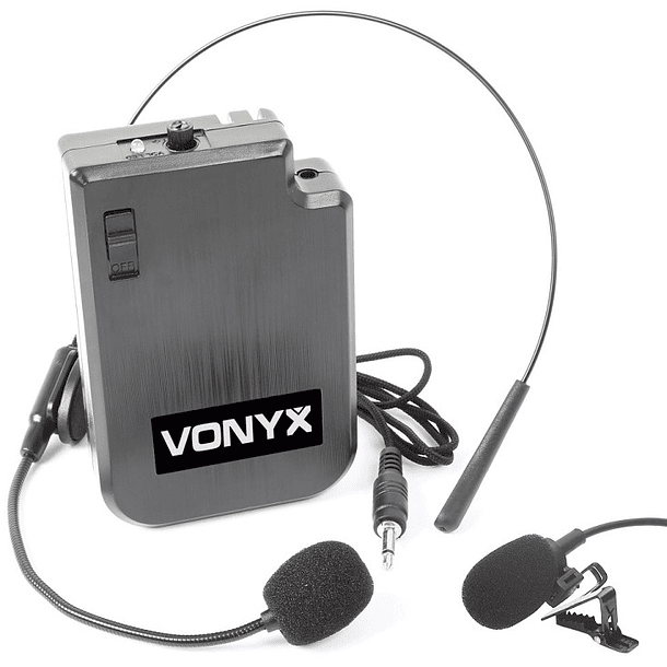 Microfone Cabeça / Lapela sem Fios UHF (VPS10BP) - VONYX 1