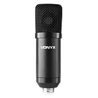 Microfone Condensador USB de Estúdio c/ Suporte Dobrável (CMS300S) Titânio - VONYX 3