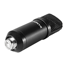 Microfone Condensador USB de Estúdio c/ Suporte Dobrável (CMS300B) Preto - VONYX 3