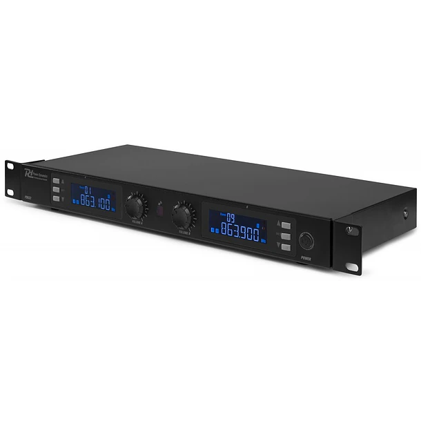 Central 2 Microfones de Mão UHF Digital 20 Canais s/ Fios (PD632H) - Power Dynamics 2