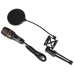 Microfone Estúdio USB c/ Tripé - BLOW