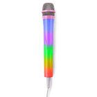 Microfone Karaoke c/ Iluminação LED RGB (Rosa) - FENTON KMD55 1