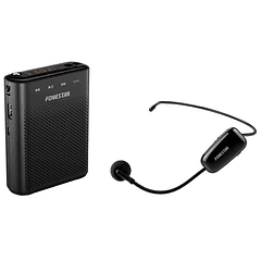 Microfone Headset s/ Fios c/ Coluna Amplificada Cintura - FONESTAR