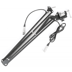 Suporte de Mesa p/ Microfones de Estúdio c/ Cabo Incorporado - VONYX