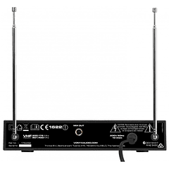 Central 2 Microfones Mão VHF 2 Canais s/ Fios (WM522) - VONYX