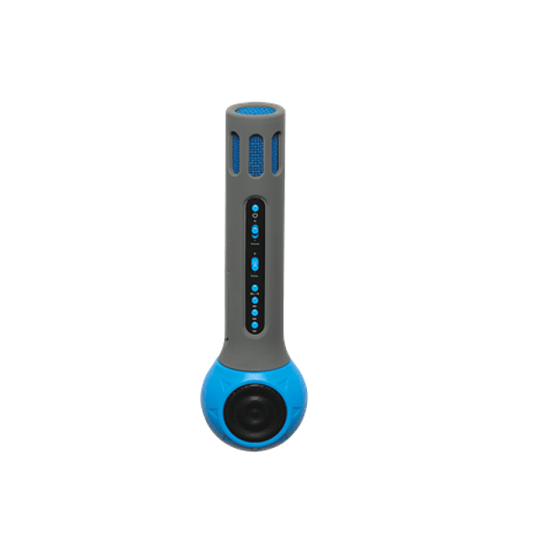 Microfone Bluetooth4.1 c/ Coluna 3W AUX (Azul) - DENVER 1