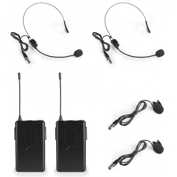 Microfone Bluetooth4.1 c/ Coluna 3W AUX (Azul) - DENVER 3