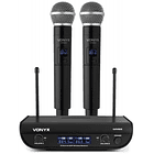Central 2 Microfones Mão UHF 2 Canais s/ Fios (WM82) - VONYX 1
