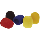 Pack 5x Esponjas Coloridas p/ Microfone - HQ POWER 2