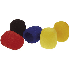 Pack 5x Esponjas Coloridas p/ Microfone - HQ POWER