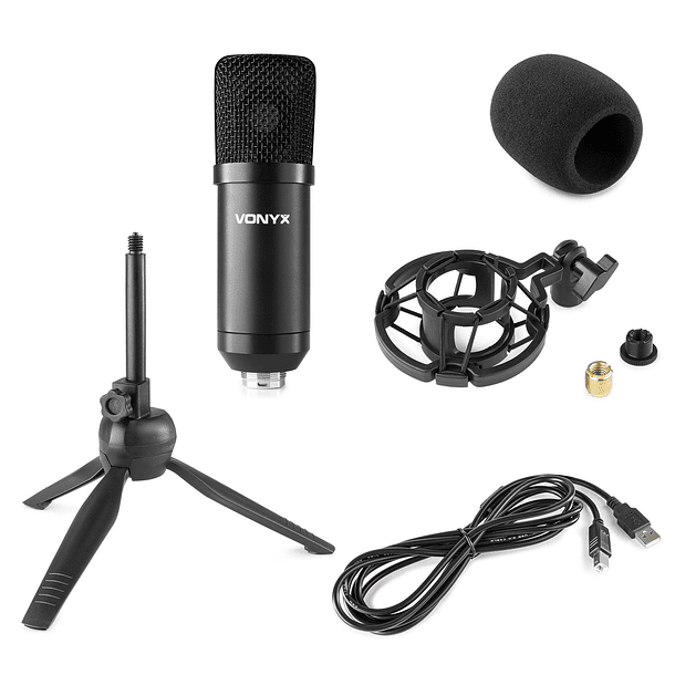 Microfone Condensador USB de Estúdio (CM300B) - VONYX 2