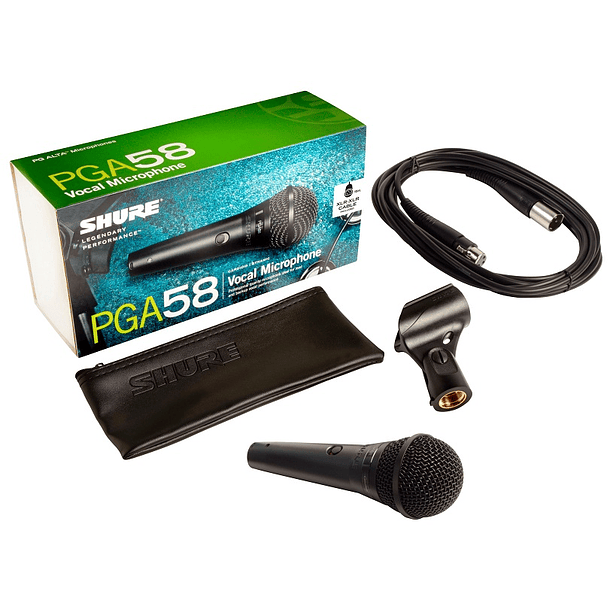 Pack Microfone c/ Cabo 5 mts, Tripé, Suporte e Bolsa Transporte - VONYX 3