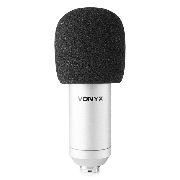 Microfone Condensador USB de Estúdio (CM300S) Titânio - VONYX 3