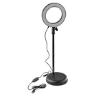 Suporte de Mesa p/ Microfone + 3 Smartphones c/ Luz LED 3 Modos (RL20) - VONYX 2