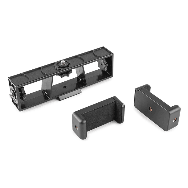 Suporte de Mesa p/ Microfone + 3 Smartphones c/ Luz LED 3 Modos (RL20) - VONYX 4