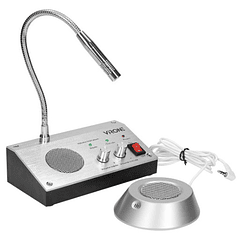 Microfone c/ Intercomunicador Bi-Direccional p/ Vidro - ORNO