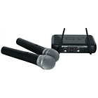 Central 2 Microfones Mão UHF 2 Canais s/ Fios (STWM722) - Skytec 1