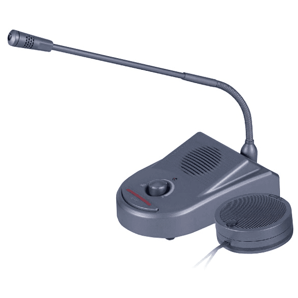 Microfone c/ Intercomunicador Bi-Direcional p/ Vidro 1